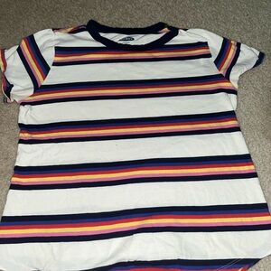 Old Navy colorful striped t shirt